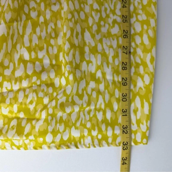 Who What Wear Women’s Yellow Tiered Midi Skirt Size XXL - Picture 7 of 8